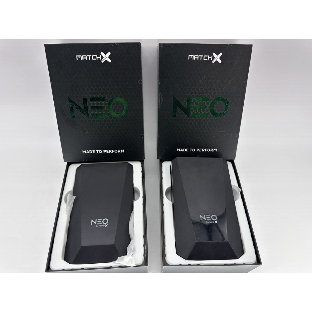 Lot of 2 MatchX NEO LPWAN Crypto Miner Black Rig MX2311 UPC 735745877043